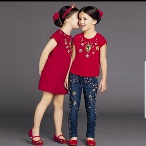 W.L Monsoon Red  Heart Dress